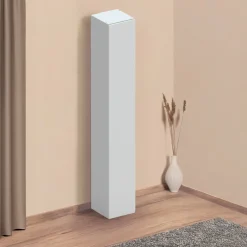 Garnero Arredamenti Mensole E Pensili|Mobili Multiuso-Colonna a terra 28x186h cm 1 anta reversibile multiuso Sunset Grigio chiaro