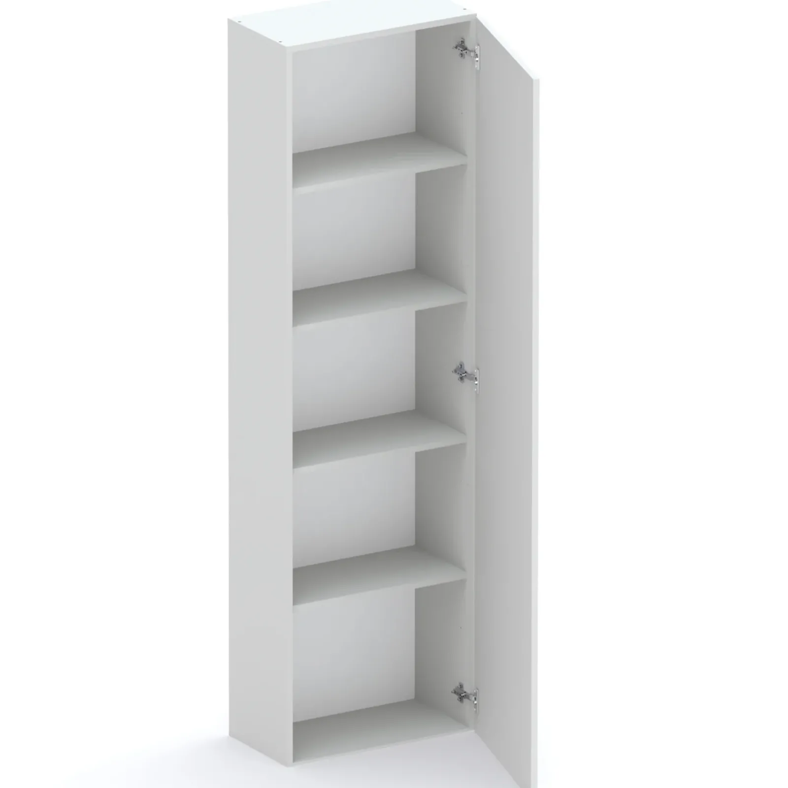 Garnero Arredamenti Mensole E Pensili|Mobili Multiuso-Colonna a terra 55x186h cm 1 anta reversibile Sunset Grigio chiaro