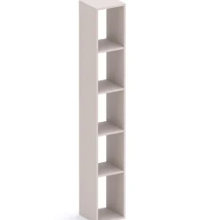Garnero Arredamenti Mensole E Pensili-Colonna a terra 28x186h cm 5 vani libreria Sunset Beige