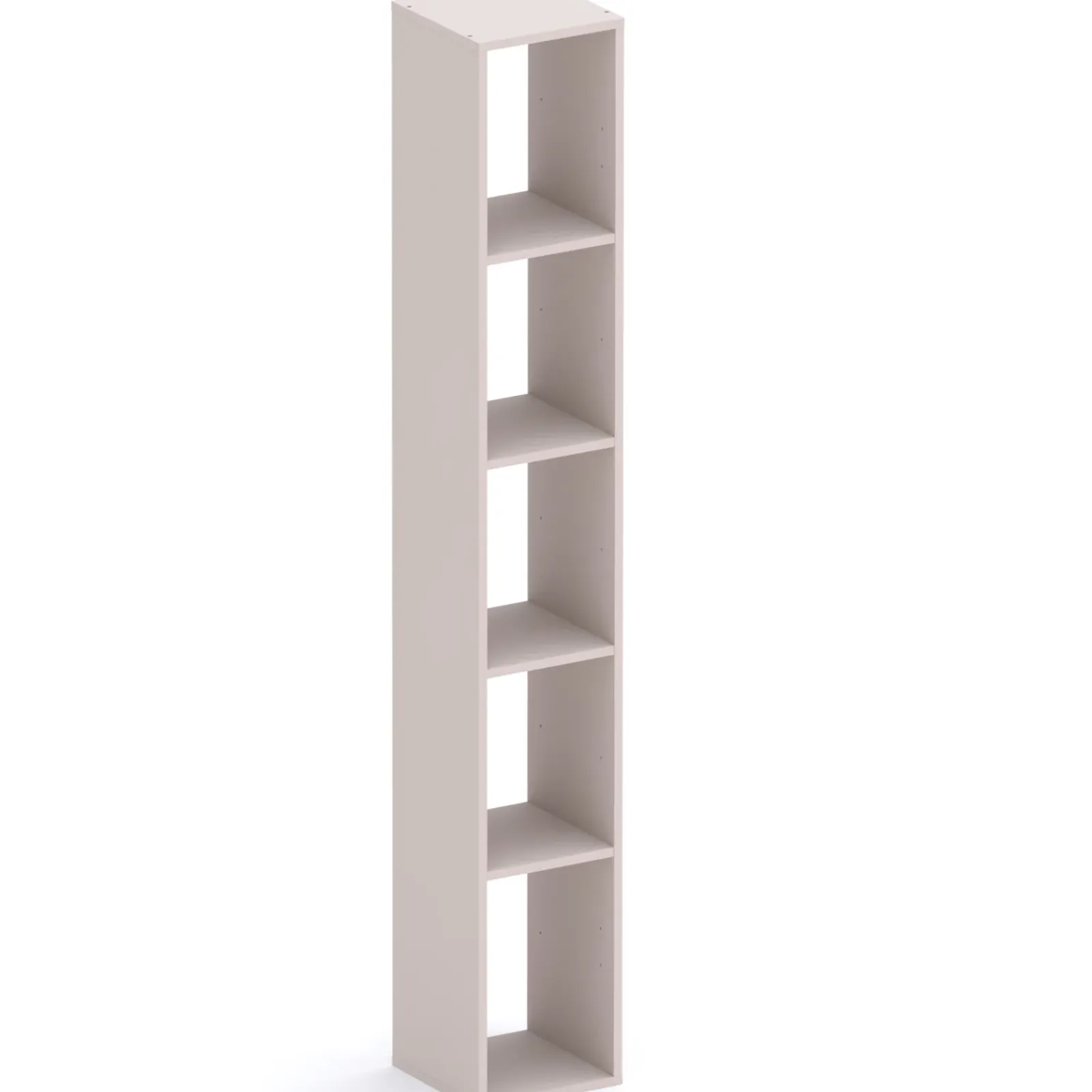 Garnero Arredamenti Mensole E Pensili-Colonna a terra 28x186h cm 5 vani libreria Sunset Beige