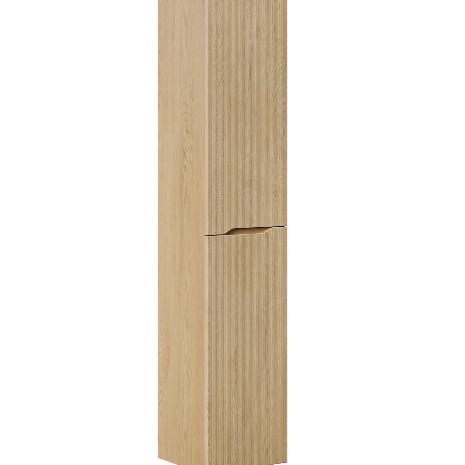 Garnero Arredamenti Colonne Per Bagno-Colonna bagno sospesa 35x170h cm cannettato 2 ante rovere Pretty