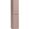 Garnero Arredamenti Colonne Per Bagno-Colonna bagno sospesa 35x160h cm cannettato 2 ante rosa Autentic