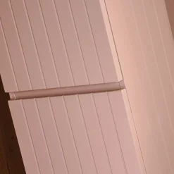 Garnero Arredamenti Colonne Per Bagno-Colonna bagno sospesa 35x160h cm cannettato 2 ante rosa Autentic