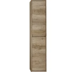 Garnero Arredamenti Colonne Per Bagno-Colonna bagno sospesa 30x140h cm moderna rovere chiaro Eveline