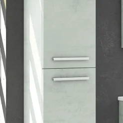 Garnero Arredamenti Colonne Per Bagno-Colonna bagno sospesa 30x150h cm cemento Oscar