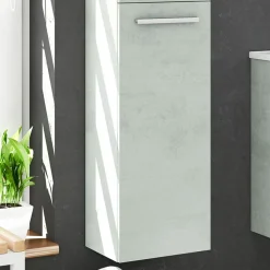Garnero Arredamenti Colonne Per Bagno-Colonna bagno sospesa 30x150h cm cemento Oscar