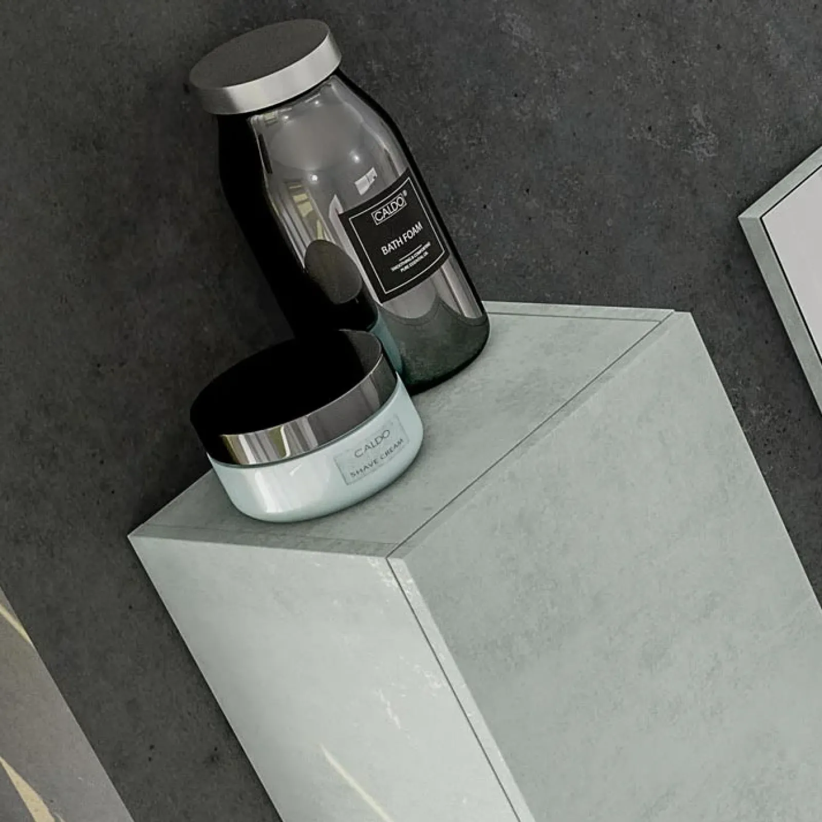 Garnero Arredamenti Colonne Per Bagno-Colonna bagno sospesa 30x150h cm cemento Oscar