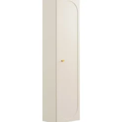 Garnero Arredamenti Colonne Per Bagno-Colonna bagno sospesa 35x140h cm fresato 1 anta beige Sand