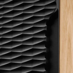 Garnero Arredamenti Colonne Per Bagno-Colonna bagno sospesa 35x170h cm 2 ante nero rovere Swim Nero - Rovere