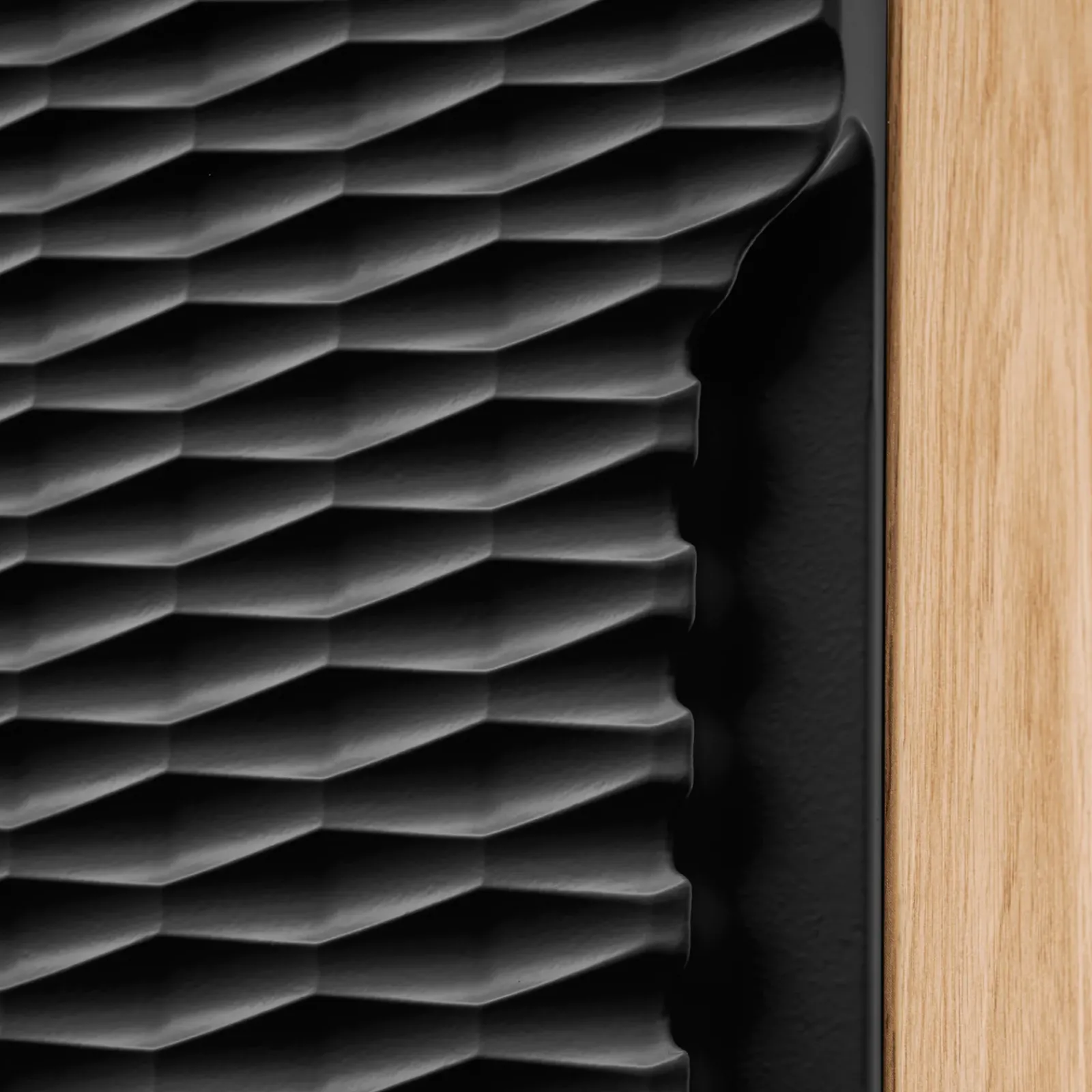 Garnero Arredamenti Colonne Per Bagno-Colonna bagno sospesa 35x170h cm 2 ante nero rovere Swim Nero - Rovere