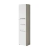 Garnero Arredamenti Colonne Per Bagno-Colonna bagno 40x170h cm con ante moderna bianco Ramona