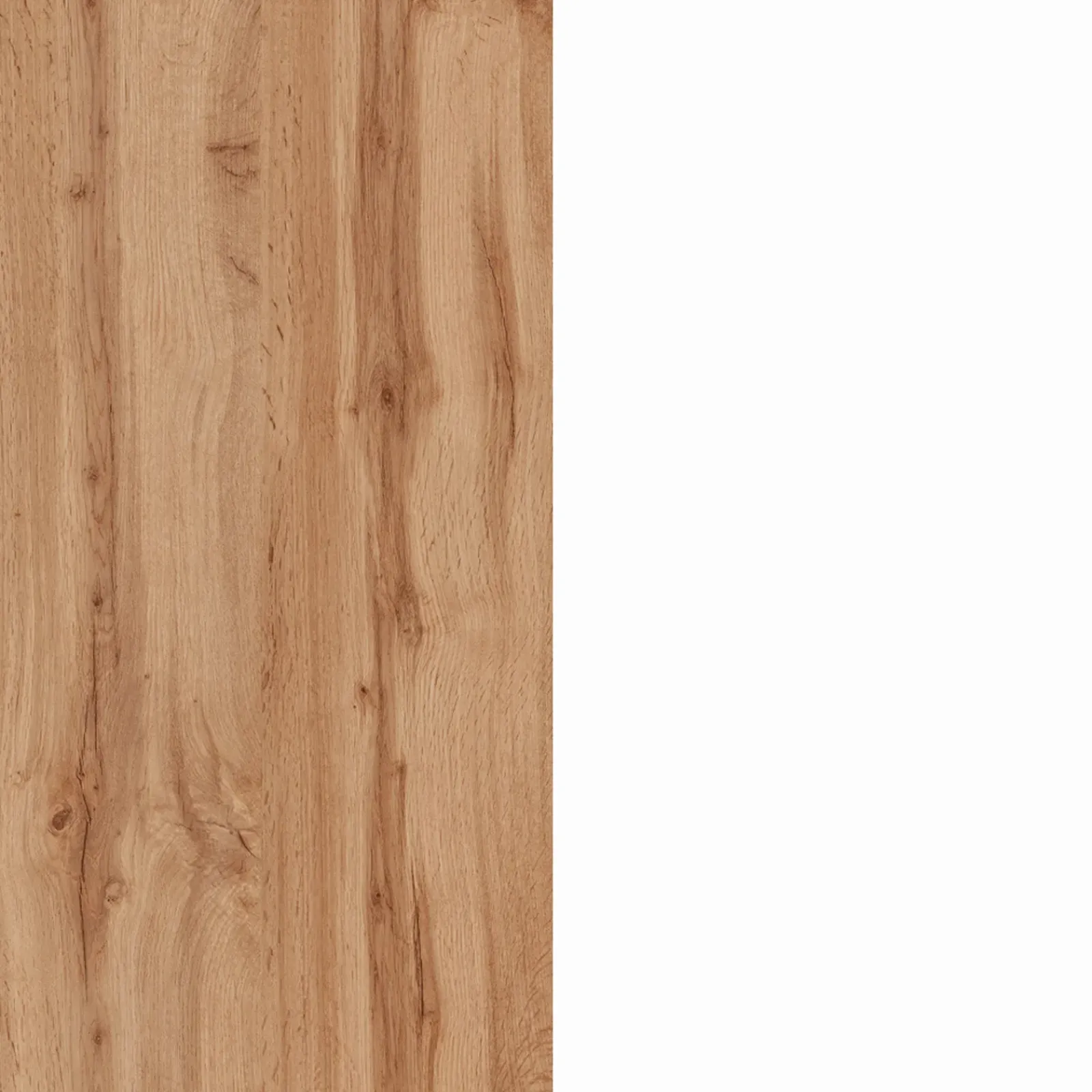 Garnero Arredamenti Scaffali E Dispense-Colonna frigo dispensa cucina 90x165h cm moderna bianco rovere Gourmet Bianco Lucido - Rovere