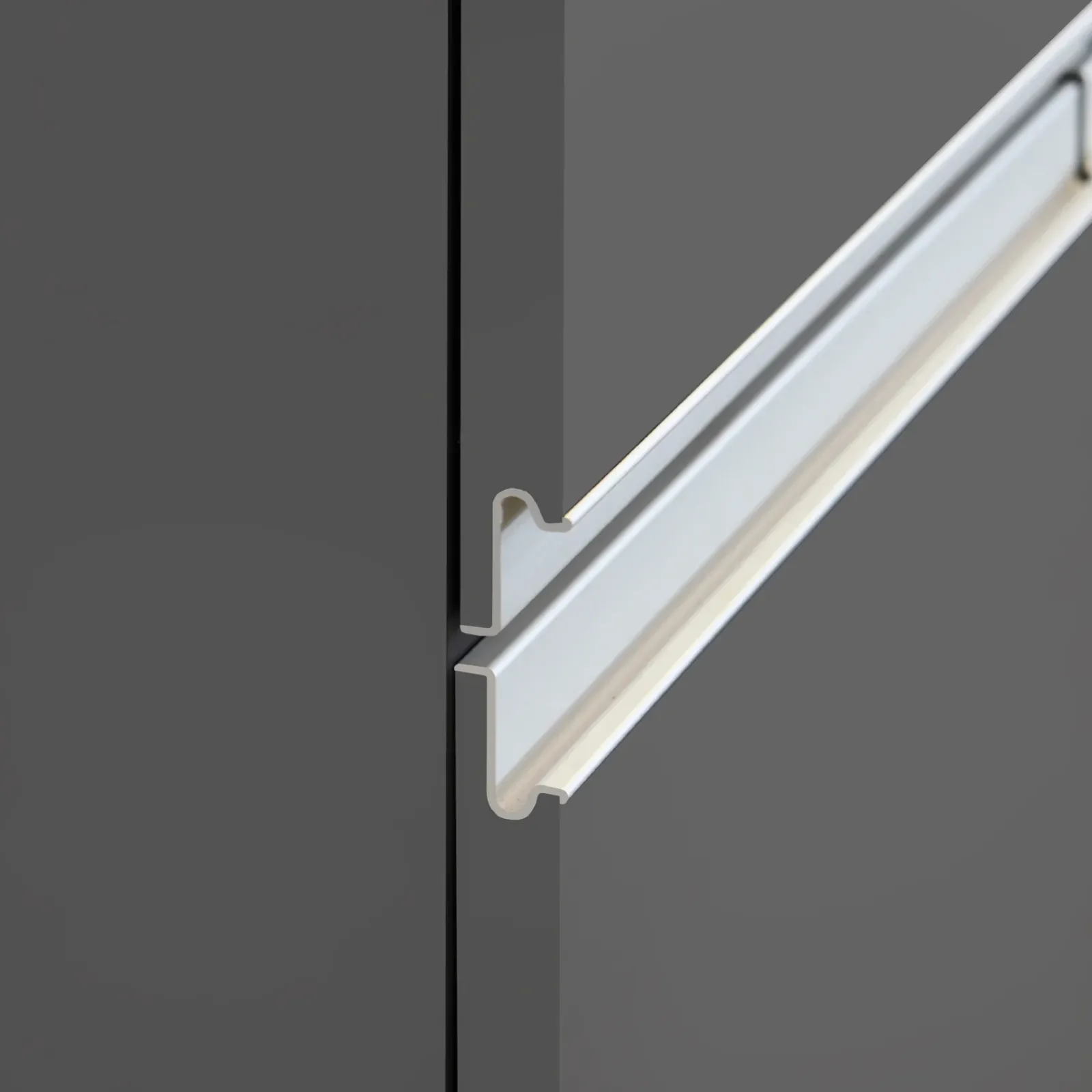 Garnero Arredamenti Scaffali E Dispense-Colonna frigo dispensa cucina 90x165h cm moderna antracite rovere Gourmet Antracite - Rovere