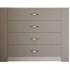 Garnero Arredamenti Comò Cameretta|Comò-Comò moderno 117x92h cm 4 cassetti beige cashmere Emporio