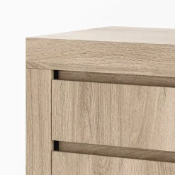 Garnero Arredamenti Comò Cameretta|Comò-Comò 137x81h cm 1 anta 3 cassetti moderno rovere sonoma Panama