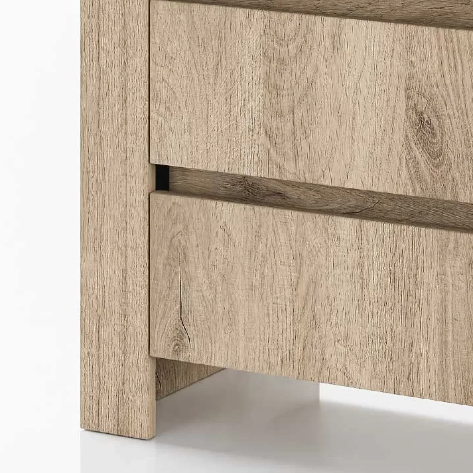 Garnero Arredamenti Comò Cameretta|Comò-Comò 137x81h cm 1 anta 3 cassetti moderno rovere sonoma Panama