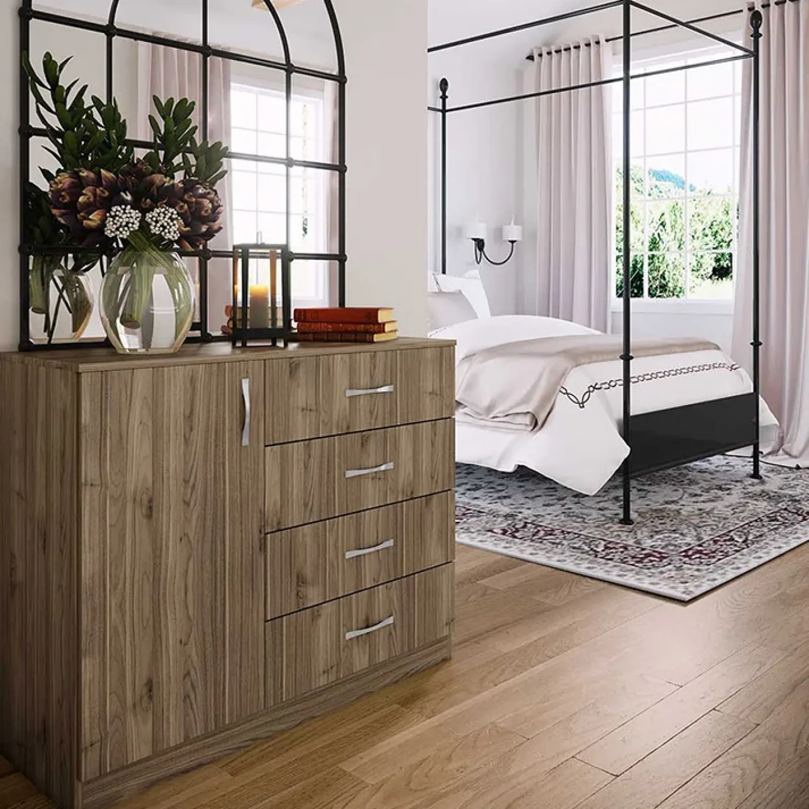 Garnero Arredamenti Comò Cameretta|Comò-Comò 100x91h cm 1 anta con cassetti Piero Noce