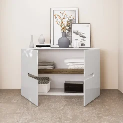 Garnero Arredamenti Comò Cameretta|Comò-Comò 120x79h cm 2 ante bianco lucido Biancastagno