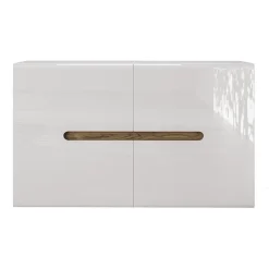 Garnero Arredamenti Comò Cameretta|Comò-Comò 120x79h cm 2 ante bianco lucido Biancastagno