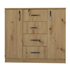 Garnero Arredamenti Comò|Comò-Comò 100x91h cm 2 ante con cassetti moderno Marian Rovere Rustico