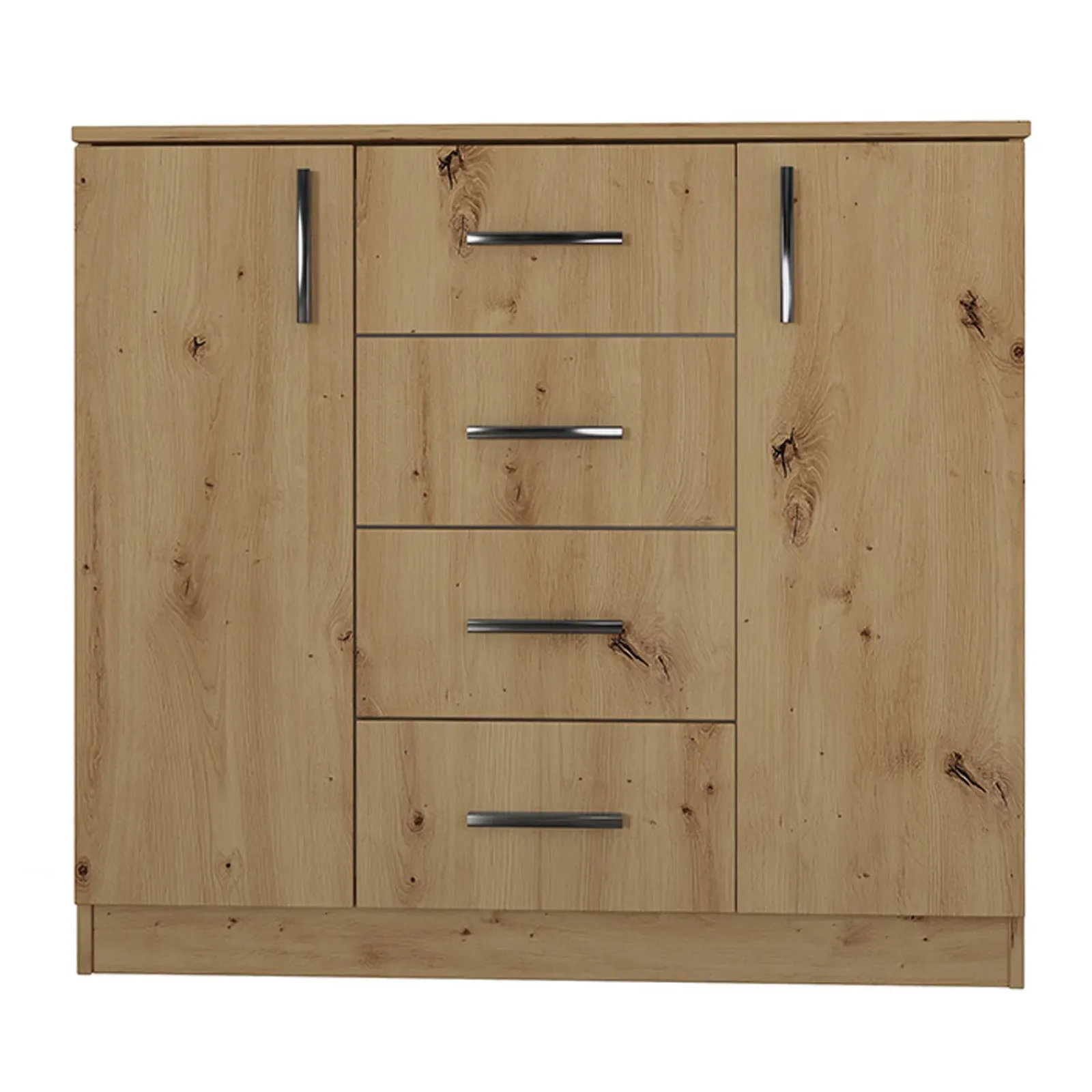 Garnero Arredamenti Comò|Comò-Comò 100x91h cm 2 ante con cassetti moderno Marian Rovere Rustico