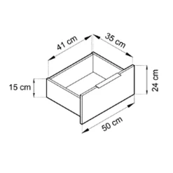 Garnero Arredamenti Comò|Comò-Comò 155x86h cm 2 ante con cassetti moderno cashmere Miller Beige