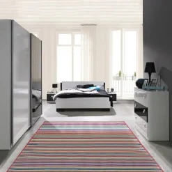 Garnero Arredamenti Comò Cameretta|Comò-Comò 92x88h cm 3 cassetti moderno bianco nero Jenny