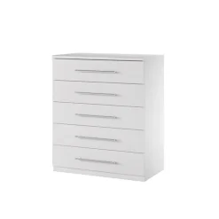 Garnero Arredamenti Comò Cameretta|Comò-Comò 70x90h cm con cassetti moderno Dogliani Bianco Frassinato