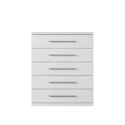 Garnero Arredamenti Comò Cameretta|Comò-Comò 70x90h cm con cassetti moderno Dogliani Bianco Frassinato