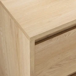 Garnero Arredamenti Comodini Cameretta|Comò-Comodino moderno 47x40h cm 2 cassetti rovere Funny