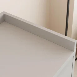 Garnero Arredamenti Comodini Cameretta|Comò-Comodino 40x47h cm 2 cassetti design moderno bianco Pollon