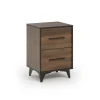 Garnero Arredamenti Comodini Cameretta|Comò-Comodino 48x68h cm 2 cassetti noce Line