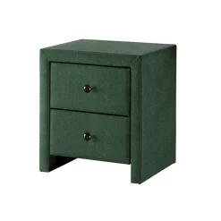 Garnero Arredamenti Comodini Cameretta|Comò-Comodino 48x54h cm 2 cassetti moderno scuro Elettra Verde