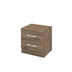 Garnero Arredamenti Comodini Cameretta|Comò-Comodino 40x41h cm 2 cassetti design Marte Noce