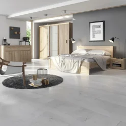 Garnero Arredamenti Comodini|Comò-Comodino 50x40h cm 1 cassetto Ombra Rovere