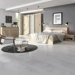 Garnero Arredamenti Comodini|Comò-Comodino 50x40h cm 1 cassetto Ombra Rovere