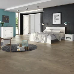 Garnero Arredamenti Comodini|Comò-Comodino 50x40h cm 1 cassetto Ombra Bianco Opaco