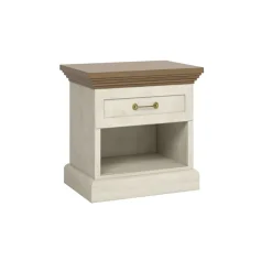 Garnero Arredamenti Comodini Cameretta|Comò-Comodino 57x50h cm 1 cassetto pino frassinato rovere Blend