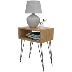 Garnero Arredamenti Comodini Cameretta|Comò-Comodino 45x59h cm design industrial Jamar Rovere