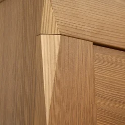 Garnero Arredamenti Comodini|Comò-Comodino 50x45h cm rovere scuro Lucca