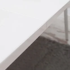 Garnero Arredamenti Consolle Allungabili|Consolle Allungabile-Consolle 50/302cm allungabile bianco opaco Diadema Gihome®