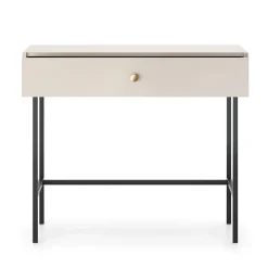 Garnero Arredamenti Consolle Fissa|Consolle Fissa-Consolle ingresso 93x79cm 1 cassetto Eterna Beige