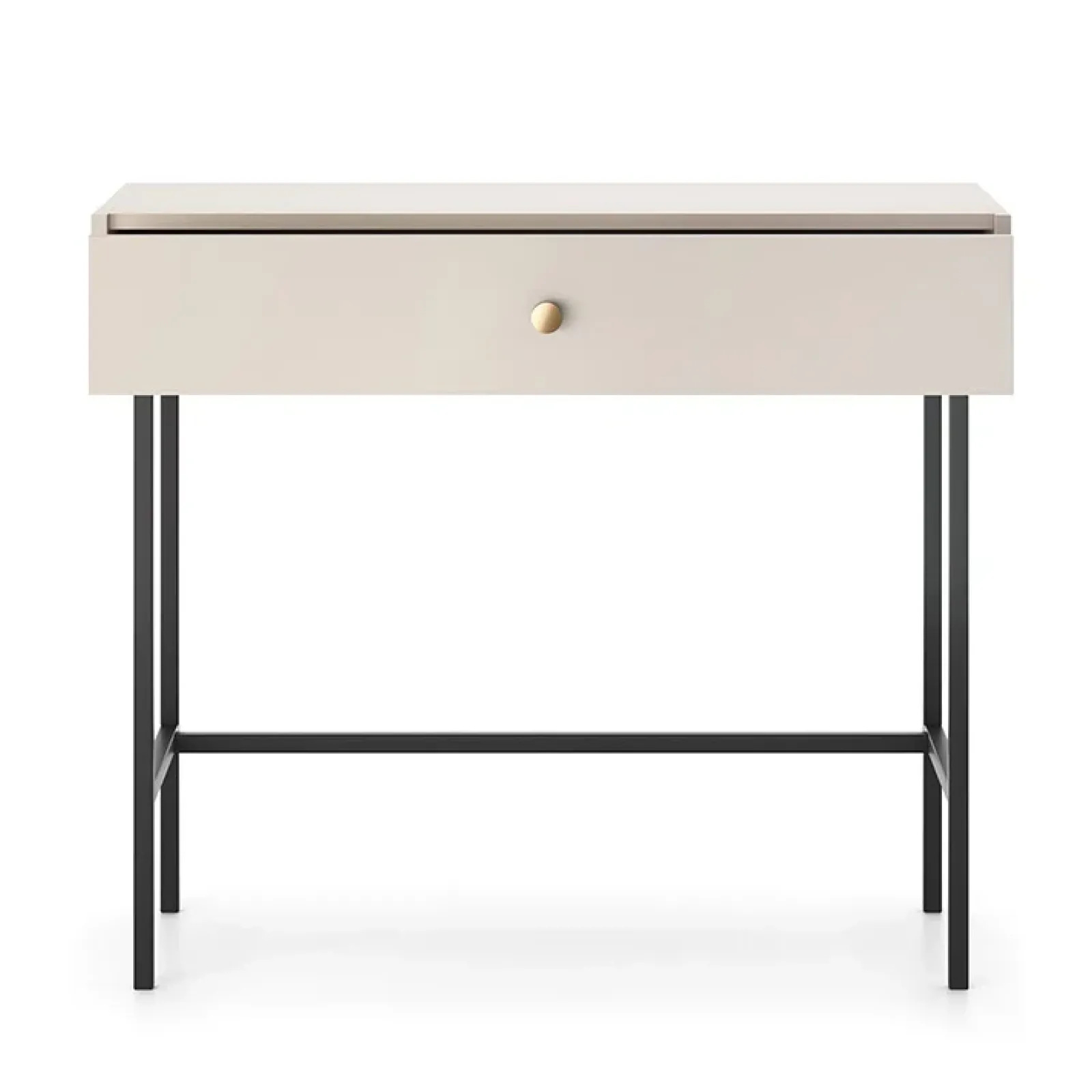 Garnero Arredamenti Consolle Fissa|Consolle Fissa-Consolle ingresso 93x79cm 1 cassetto Eterna Beige