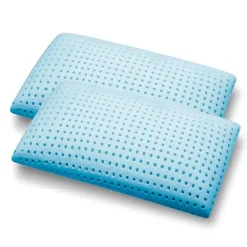 Garnero Arredamenti Cuscini E Guanciali|Cuscini E Guanciali-Coppia cuscini guanciali saponetta in memory Fiocco