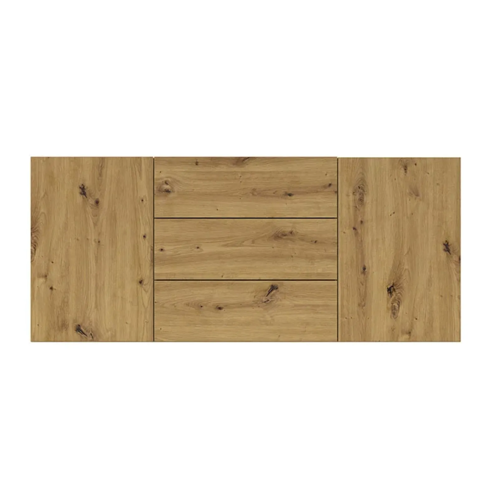 Garnero Arredamenti Credenze Moderne|Madie Moderne-Credenza sospesa 140x63h cm moderna Fusion Rovere