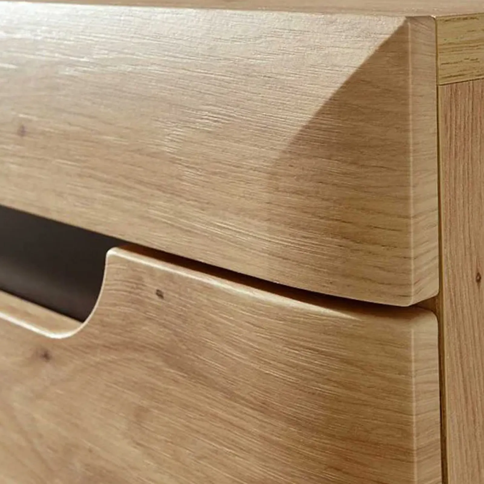 Garnero Arredamenti Credenze Moderne|Madie Moderne-Credenza 107x83h cm 1 anta 3 cassetti moderna rovere Alimena Gihome®