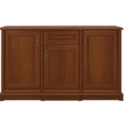 Garnero Arredamenti Mobili Arte Povera-Credenza 153x90h cm 3 ante 1 cassetto arte povera noce Toscana