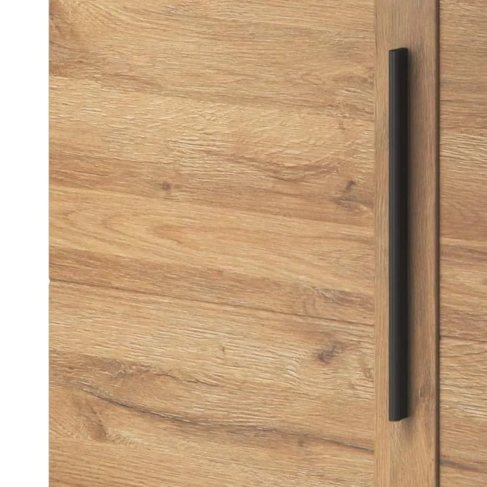 Garnero Arredamenti Credenze Moderne|Madie Moderne-Credenza 180x86h cm 2 ante 3 cassetti moderna rovere nero Maiorca