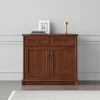 Garnero Arredamenti Mobili Arte Povera-Credenza 101x90h cm 2 ante 2 cassetti arte povera noce Toscana