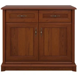 Garnero Arredamenti Mobili Arte Povera-Credenza 101x90h cm 2 ante 2 cassetti arte povera noce Toscana